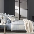 thumbnail image 2 of J. Queen New York  Leighton Blue Twill Cotton Duvet Cover Queen, 2 of 2