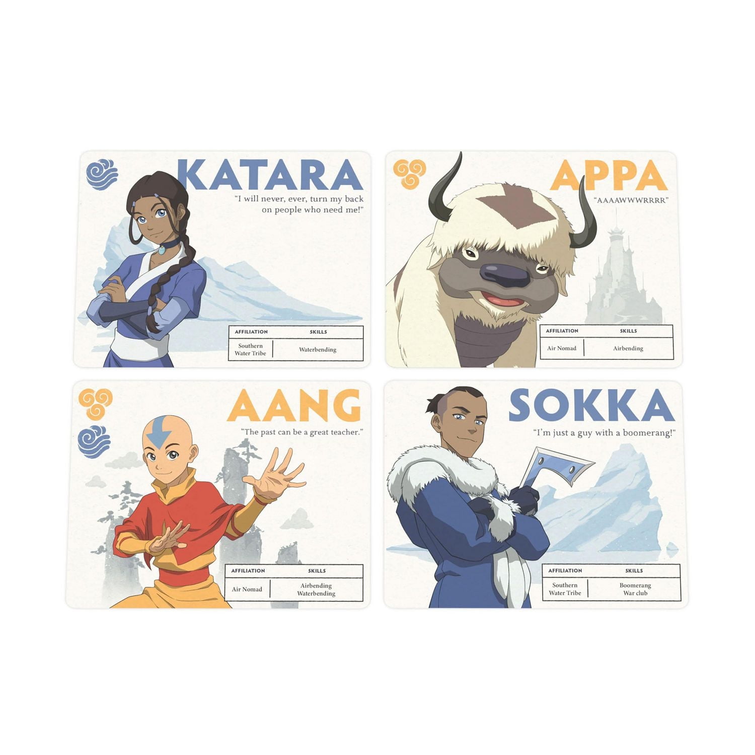 USAopoly Avatar The Last Airbender: Aang's Destiny A Cooperative Deck-Building Board Game