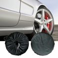 thumbnail image 4 of Tire Covers For Trailers 210d Oxford Fabric Tire Covers For Rv Wheel Waterproof Thicker Travel Trailer Cover Car Tire Cover Sun, 4 of 5
