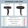 thumbnail image 4 of BaBylissPRO Rapido 2.0 Ionic Hair Dryer, High Speed, Black, 4 of 11