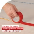 thumbnail image 5 of ELK Vapor Barrier Tape Moisture Barrier Seam and Seal Adhesive for Crawlspace Encapsulations, Masking, Underlayment or Marine Use, Waterproof 9 Mil Poly Tape (4 Inch x 180 Feet, Red, 12 Pack), 5 of 6