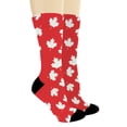 thumbnail image 2 of ThisWear Political Gifts Canada Leaf Socks Canada Clothing Canada Socks Men Women 12-Pairs Novelty Crew Socks, 2 of 5