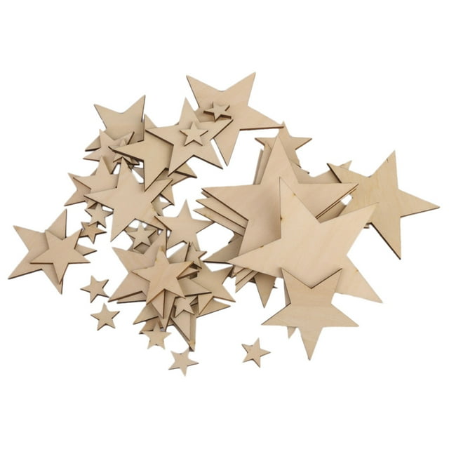 50x Estrella de de Adorno Para Manualidades Bricolaje Tamaño de 20mm -100mm