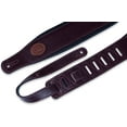 thumbnail image 3 of Levy's MSS2-BRG 3" Signature Series Garment Leather Strap Guitar/Bass-Burgundy, 3 of 4