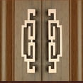thumbnail image 4 of Tiradores de muebles de 2 piezas para armario, tirador de cajón de aleación de zinc, tirador de cocina de estilo europeo Adepaton 221066-6, 4 of 9