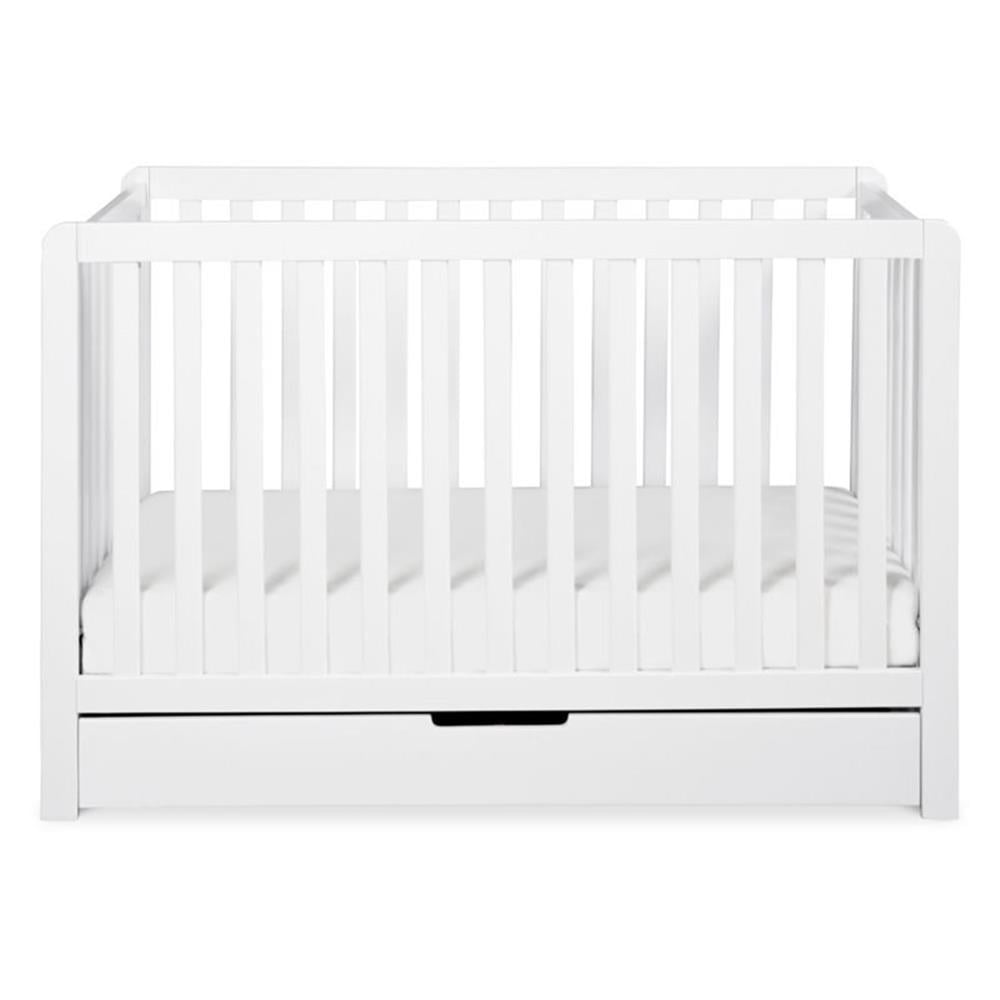 Carter's By DaVinci Colby 4-In-1 Convertible Crib With Trundle Drawer in White
