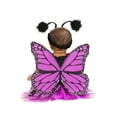 thumbnail image 2 of Girl's Infant Purple Butterfly Costume, 2 of 3