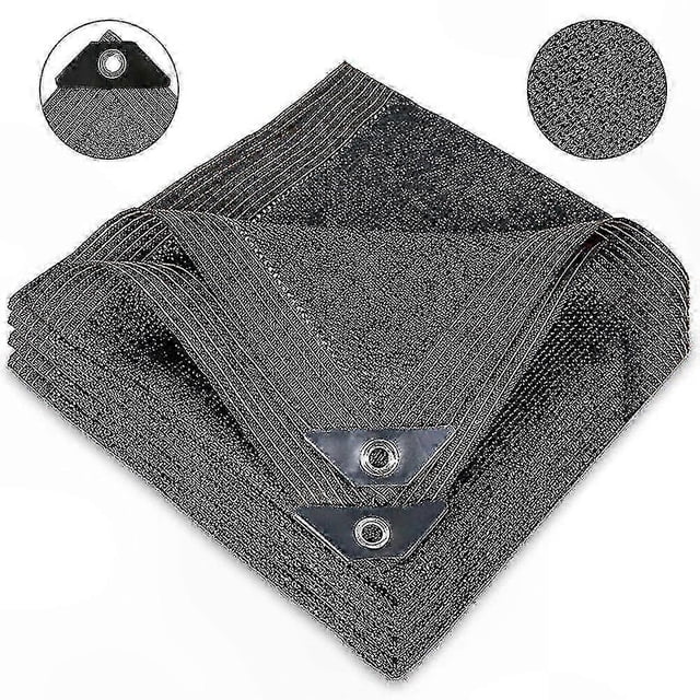 70% UV Protection Shade Mesh - Sturdy Tarp with Metal Grommets for Outdoor Use