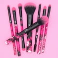 thumbnail image 3 of Moda Brush Neon Pink Tie Dye 8pc Makeup Brush Kit, 3 of 6