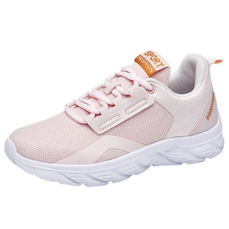 

Jungdeepe Women Sneakers Fashion Four Seasons Sports Shoes Mesh Breathable Soft Bottom Comfortable Large Outdoor Sports Shoes