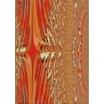 thumbnail image 1 of Ahgly Company Indoor Rectangle Patterned Orange Novelty Area Rugs, 6' x 9', 1 of 6