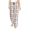 thumbnail image 1 of Fotbe Cute Christmas Hat Penguin A Pantalones de Pijama para Mujer, Pantalones de Dormir, Pantalones Pj con Cordón y Bolsillos-3X-Large, 1 of 6
