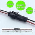thumbnail image 3 of 2-Prong Waterproof Electrical Connectors with 16 AWG Wire for Automotive, Marine, and General Use (5-Pack), 3 of 5