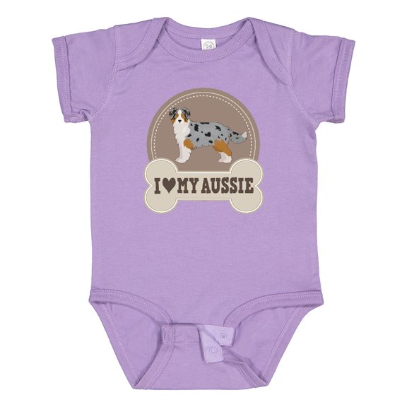 Inktastic Australian Shepherd Toy Aussie Boys or Girls Baby Bodysuit