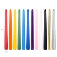 thumbnail image 4 of Mega Candles 12 pcs Unscented Supreme Assorted Colors Chime Taper Candle, Handcrafted Wax Candles 10 Inch x 7/8 Inch, Casting Chimes, Rituals, Spells, Vigil, Witchcraft, Wiccan, Meditation, 4 of 4