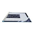 thumbnail image 2 of Ahgly Company Machine Washable Indoor Rectangle Abstract Blue Contemporary Area Rugs, 4' x 6', 2 of 4