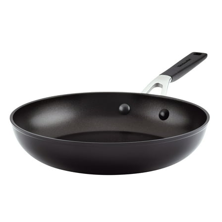 KitchenAid Hard Anodized 10 Inch Nonstick Frying Pan, Onyx Black