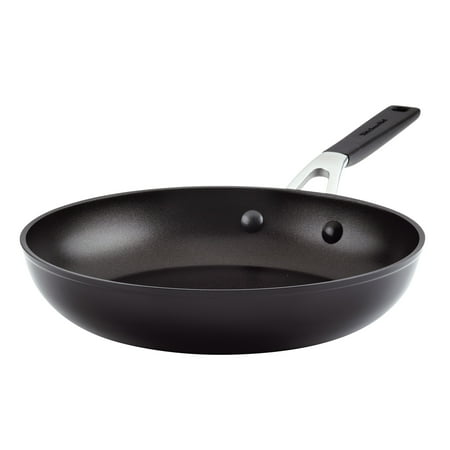 KitchenAid Hard Anodized 10 Inch Nonstick Frying Pan, Onyx Black