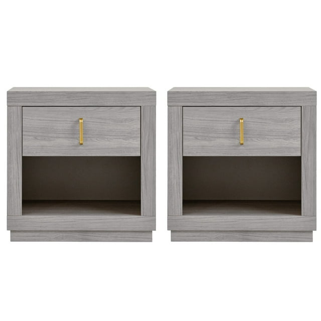Set de 2 Buros Auma - Gris