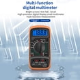 thumbnail image 2 of Amdohai XL830L Handheld Digital Multimeter LCD Backlight Portable AC/DC Voltmeter DC Ammeter Ohm Voltage Resistance Tester High Precision Universal Tester, 2 of 8
