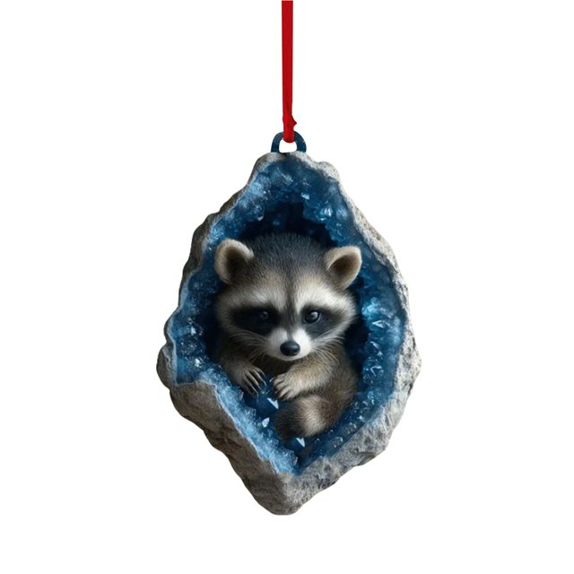 Adorno animal colgante Colgante decorativo con charm de cristal para la pared del hogar
