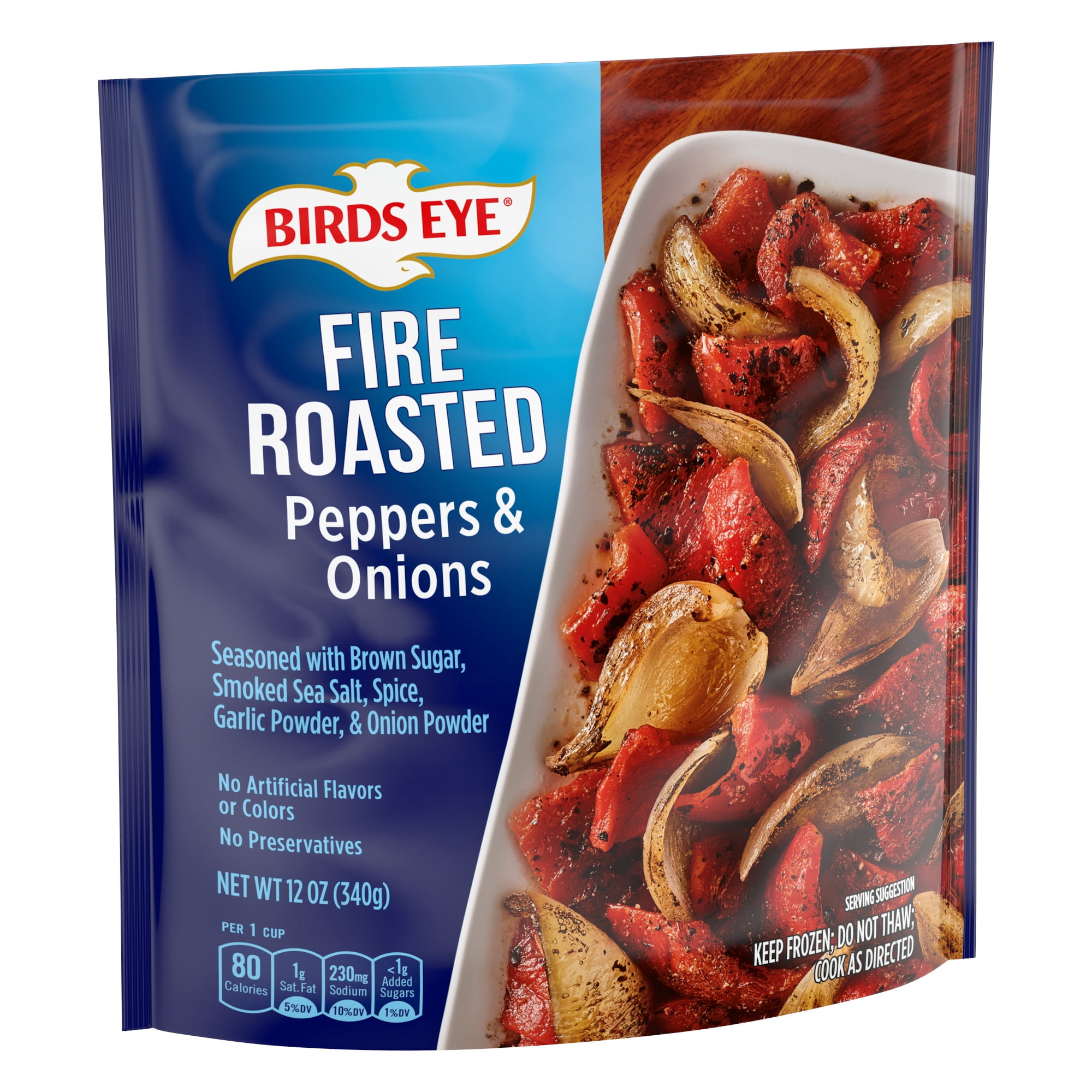 Birds Eye Fire Roasted Peppers & Onions, Frozen Vegetables, 12 oz. Bag