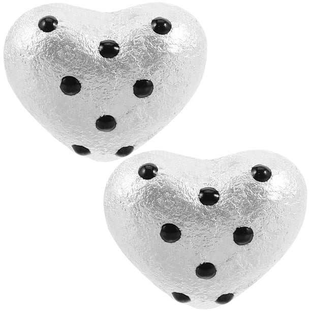 par de pendientes de corazón para mujer y niña, pendientes de corazón decorativos, pendientes de joyería, pendientes de moda, pendientes con tachuelas, decoraciones