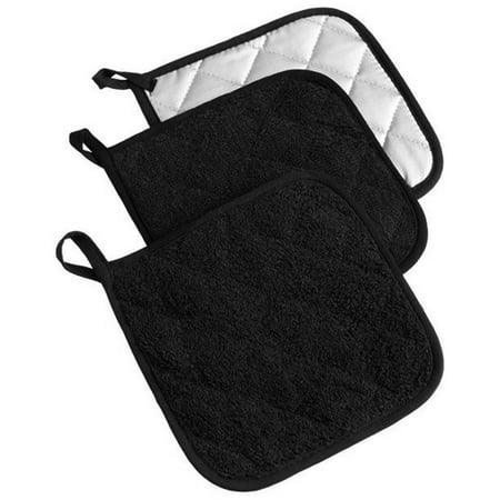

LASHALL Lights Microwave Oven Gloves Kitchen High Temperature Anti-Scalding Thick Cotton Gloves (Set Of 2) 13x6 Inch(Buy 2 Get 1 Free)