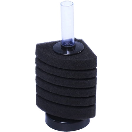 Aquarium Bio Corner Sponge Filter, for Breeding Shrimp Nano Fish Tank, up to 90Gal
