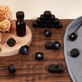 thumbnail image 5 of 30pcs Black Resin Bottle Caps 26mm Inner Diameter Resin Cover 13mm Thick Black Poly Seal Screw Caps Round Growler Cap for Household Kitchen Bottle Accessories Sealing Function-31.5mm Diameter, 5 of 6