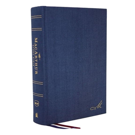 Pre-Owned NKJV, MacArthur Study Bible, 2nd Edition, Cloth over Board, Blue, Comfort Print: Unleashing God's Truth One Verse at a Time Paperback