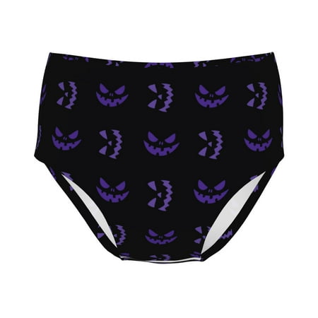 Girls Underwear  halloween ghost prints Soft Breathable Cotton Girls Panties  Kids Cute Stretch Underwear Brief for Teen and Toddlers Girls