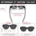 thumbnail image 2 of Oversized Over Glasses Sunglasses for Women Men 2 Pack Round Frame Polarized Sun Glasses UV400 Protection for Driving Fishing Cycling Traveling, 2 of 7