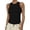 Black, variant on GIPQJK Womens Tank Tops Sleeveless Crew neck Summer Fitted Camisole Ribbed Spaghetti Strap Basic Trendy Clothes,Army Green 2XL