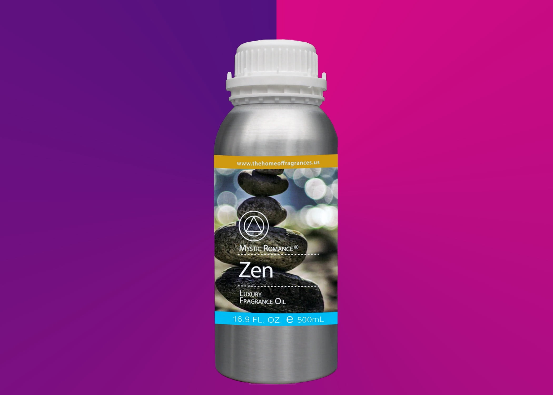 Mystic Romance Premium Fragrances OIL- Luxury Scent Essential Oil Blend (My Way-Zen, 500ml (Aluminum))