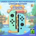 thumbnail image 2 of Mando inalámbrico para Nintendo Switch (izquierdo/derecho).Con doble vibración, función de activación/captura de pantalla/control de movimiento., 2 of 4