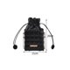 thumbnail image 3 of Retro Mujer PU Checker Cordón Crossbody Bolso Cadena Cubo Bolso (Negro), 3 of 6
