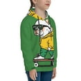 thumbnail image 3 of Daiia Cool Skateboarding Bulldog for Boys Fashion Hoodies & Sweatshirts with Kangaroo Pocket,Hooded Sweatshirt for Kid, Breathable& Moisture Wicking-Medium, 3 of 6
