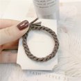 thumbnail image 1 of Estilo Simple y Fresco Chica Contraste Color Twist Hair Loop Dulce y Lindo Nudo Alto Elástico Cuerda para el Cabello Accesorios para el Cabello para Mujeres, 1 of 6