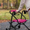 thumbnail image 4 of HELLHERO Scarf Butterfly Rollator Seat Covers Easy to Clean for Elderly Removable and Washable Seat & Backrest Cover Set for Seniors Men Women, 4 of 7