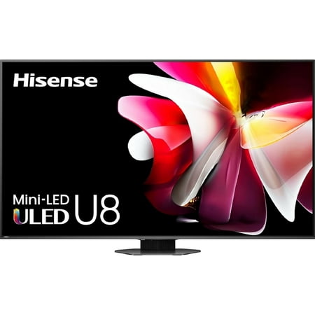 Restored Hisense 85-Inch Class U8 Series Mini-LED Pro+ ULED 4K UHD Google Smart TV (85U8N, 2024) - QLED Quantum Dot Color, Dolby Vision, Native 144Hz, Up to 3000-Nit (Refurbished)