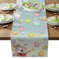 thumbnail image 1 of TIMIFIS Easter Bunny Easter Table Runner , Seasonal Spring Flowers Holiday Kitchen Dining Table Runner for Home Party Decor, 1 of 4