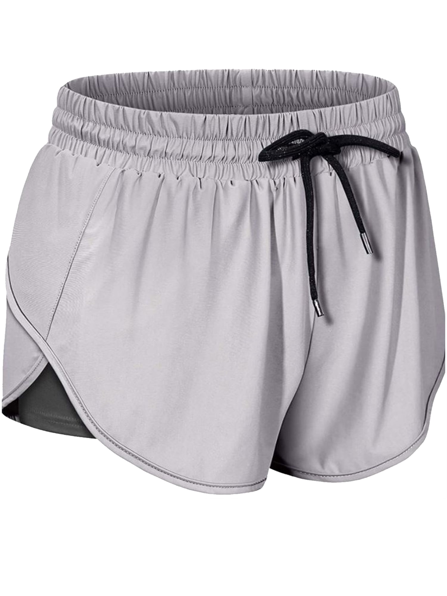 grey jogger shorts womens
