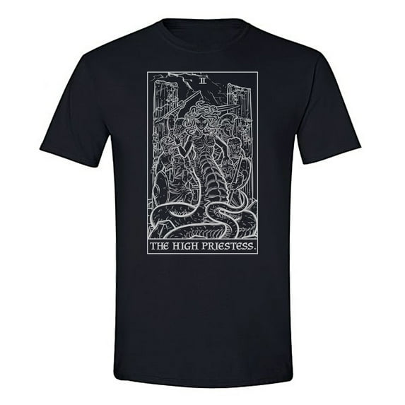 The Ghoulish Garb The High Priestess Tarot Card Shirt Terror Tarot Shadow Edition Medium