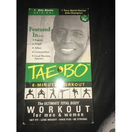 Tae Bo - 8 Minute Workout (VHS) (Best Tae Bo Workout)