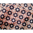thumbnail image 4 of oneOone Silk Tabby Navy Blue Fabric Floral Block Craft Projects Decor Fabric Printed By The Yard 42 Inch Wide, 4 of 4