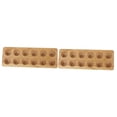 thumbnail image 4 of MLINS 2 pcs Simple Egg Holder Practical Egg Storage Stand Wooden Egg Placing Base, 4 of 8