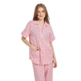 thumbnail image 3 of Kolipajam 102% Cotton Pajamas for Women Long-Sleeve Pjs Cozy Button Down Boyfriend Sleepwear L, 3 of 5