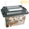 Lees HerpHaven Terrarium - Rectangular Mini - 7.1L x 4.4W x 5.5H - Pack of 3