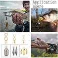 thumbnail image 4 of 240Pcs 3 Size Fishing Sinker Eyes Eyelets Golden DIY Fishing Lures Eyelet Stainless Steel 8-Shaped Loops Eyelets Swivels Clip for Lead Weights Molds Tackle Accessories, 4 of 9